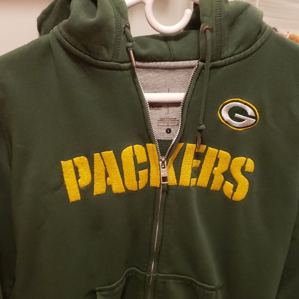 Green Bay Packers Nike zip up hoodie